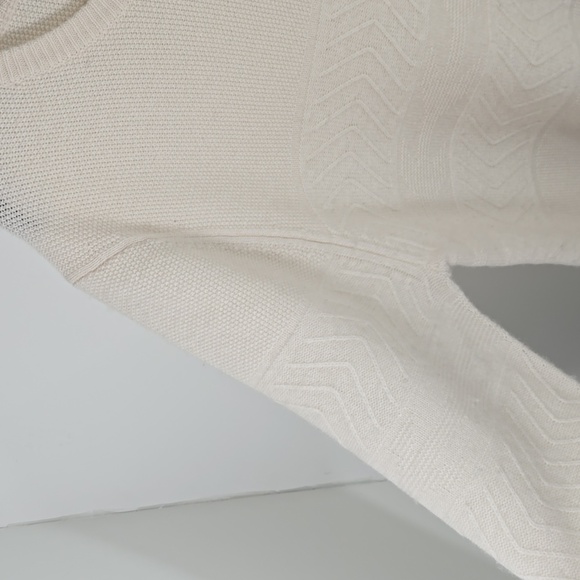 {Magaschoni} Mens 100% Cashmere Cream Fairisle Pullover Sweater - Large - Picture 8 of 15